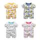 pureborn Newborn Baby Short Sleeve Bodysuit Romper Outfits for Baby Boys and Girls Summer