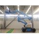 Indoor Outdoor Electric Articulating Boom Lift Smart Zero Radius Turning System
