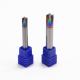2F-4F Carbide End Milling Cutters with Customized Helix Angle DLC coating For Alu