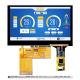 4.3-inch TFT LCD display module capacitive touch GT911 800x480 dot matrix wide temperature IPS full angle sunlight readable TTL ST7262 compatible with STM32/RK