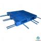 3 Runners Heavy Duty Plastic Storage Pallets 1200*1200*160mm With Steel Tubes