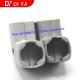 Silver Color Extruded Aluminum Track DY10 Industrial Lean Tube Connector
