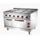 Stainless Steel Gas Cooker Commercial Kitchen Equipment with 11.2kw Power 100-300.C Temperature Range Standing