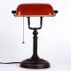 Classical Vintage Simple Banker Table Lamp E27 with Switch Green Table lamp(WH-MTB-84)