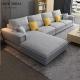 Nordic Furniture Living Room Sectional Sofa Fabric Corner Lounge L Shaped