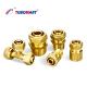 Brass Pex Compression Fittings For Pex Multilayer Water Pipe ISO 9001/9002
