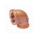 ASME B16.11 Threaded 90 Degree Elbow Forged Copper Nickel Water Pipe Fittings