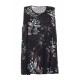 Printed Ladies Fashion Tops Round Neck Plus Size Vest Viscose Fabric In Summer