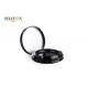 Black ABS Empty Cushion Foundation Case , Refillable Cosmetic Compact Packaging