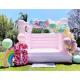 Pvc Adult Pink Bouncy Castle Inflatable Jumping Bounce House For Wedding