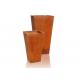 Bespoke Garden Corten Steel Planter OEM / ODM Acceptable 120cm Tall