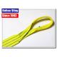 Heavy Duty Polyester Lifting Slings Crane Lifting Straps For Cargo / Crane