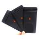 High Quality Biodegradable Smell Proof Matte Black k Plastic Packaging Bags