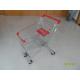 60L Zinc Plating Steel Supermarket Shopping Carts with anti UV plastic parts