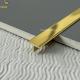 Edge Foshan Tile Trim T Shaped Transition Strip 7.4MM Polished Gold