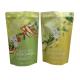 Food Grade Stand Up Pouch Bags Plastic Custom Foil Matte Finish For Tea Packing