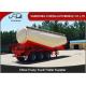 V type 3 axle 45cbm 60tons bulk cement tanker trailer / ash semi trailer with BPW axle