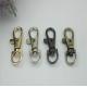 Favourable price hot products 4 color zinc alloy metal 10 mm lobster claw snap hook for sling bag