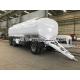 25 Tons 3 BPW Axles Oil Tank Trailer / Fuel Tank Semi Trailer With 2 Rooms