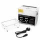 Adjustable Timer Ultrasonic Cleaner with 3000ml SUS304 Tank 100W Heating Power