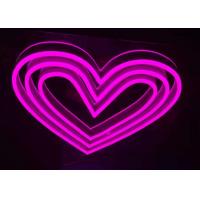 No Fragile Pink Heart RGB LED Neon Flex Married Party Dimmable