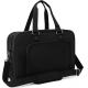 Black Durable Waterproof Weekender Overnight Bag Carry On Travel Bag With Shoe Bag