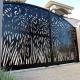 Residential Laser Cut Metal Fence Panels Decorative Metal Fencing Panels