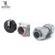 Reliable and flexiable 9 pin waterproof sealed bulkhead electrical bayonet power connectors