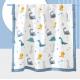 100% Cotton 40S  4 Layer Gauze Fabric Baby Swaddle Blanket Cartoon Printed