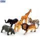 Large Custom Plastic PVC Wild Animal Figures Toys For Toddlers OEM Design