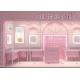 Rose Hermosa Jewellery Display Cabinets / Kiosk Display Cases For Retail Shop