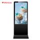 LED LCD Indoor Digital Advertising Display Signage With 4cm Ultra Thin Body