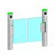 Schools DC Motor Swing Gates Turnstiles Acrylic Arm Fingerprint Nfc Wing Barriers Price