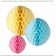 Party Decoration colorfull Tissue Paper Honeycomb Balls,Diamonds Peach,Bauble