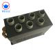 Black 7 Holes Universal Windshield Defroster For Bus / 600m3/H Air Volume