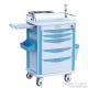 Hospital Stainless Steel Luxury Anesthesia Trolley Emergency Trolley/ First aid, anesthesia, daily care
