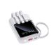 Outdoor Black / White Power Bank With Built In Cable LED Indicators