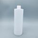 PE White Translucent 250cc PE Plastic Bottle Disinfectant Custom Color