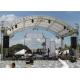 Concert Curved Roof Trusses Aluminum Alloy Material Two Years Warranty