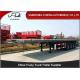 4 axles flatbed container semi trailer 60 ton capacity with container lock