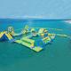 Outdoor Inflatable Floating Water Park Games Anti - UV Heat Resistance Material