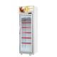 Commercial Upright Ice Cream Glass Door Freezer With -5 Or -18℃ 1220L