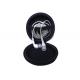 Round Hard Headphone Carry Case Semi Waterproof Ballistic Nylon 1680D