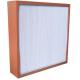 High Efficiency H13 H14 Air Conditioning Hepa Filter Wood Frame Deep Pleat