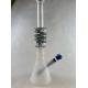 16.5 Glass Water Pipes Colored Lip Base Thick Bottom Straight Hookah