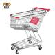 100l Metal Trolley Shopping Carts Powder Coating For Supermarket