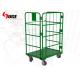 Portable Logistic Transport Roll Cage Container Trolley With 4 Door