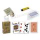 Italian Modiano Golden Trophy Plastic Marked Poker Cards For Poker Card Reader