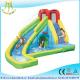 Hansel 2017 hot selling commercial PVC outdoor inflatable play area water slide rental