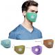 Anti Pollution PPE Face Mask  Polyester Cotton Costom Color Skin Friendly